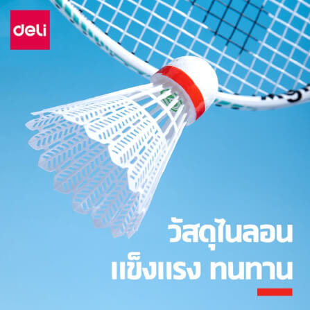 ลูกแบดมินตัน AGNITE ER332-W-WH-01 ไนลอน สีขาว (1 แพ็ค 3 ลูก)_3